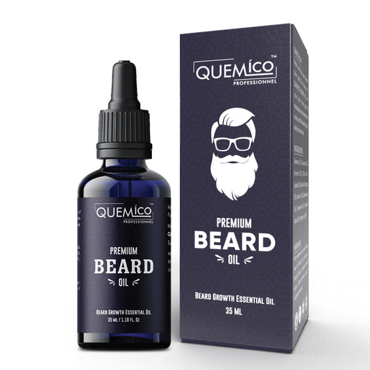 Beard Growth Oil with Almond oil & 5 Essential Oils, 35ml