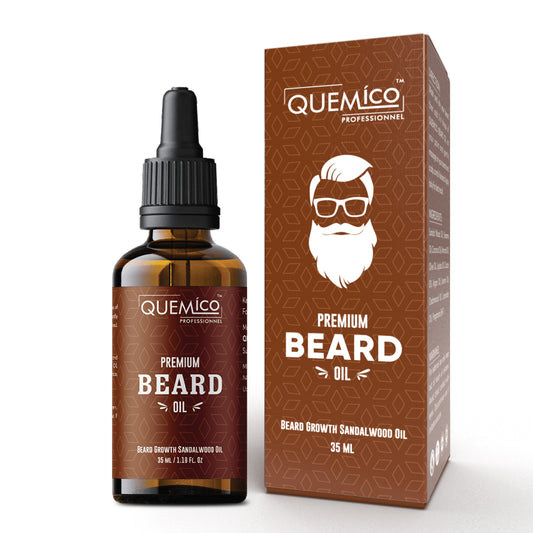 Beard Growth Oil with Sandalwood oil & 5 Essential Oils, 35ml