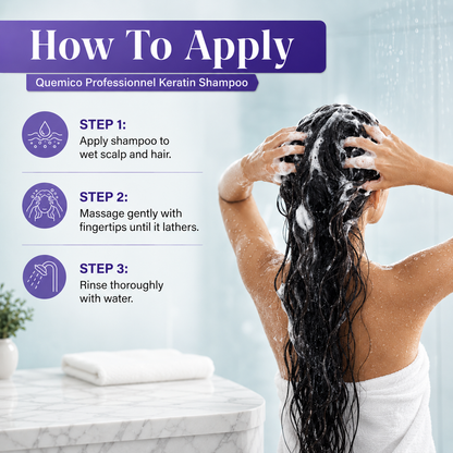 Sulphate Free Keratin Protein Shampoo For Dandruff, 300ml