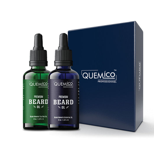 Beard Growth Oils Gift Box - Almond Oil + Tea Tree Oil