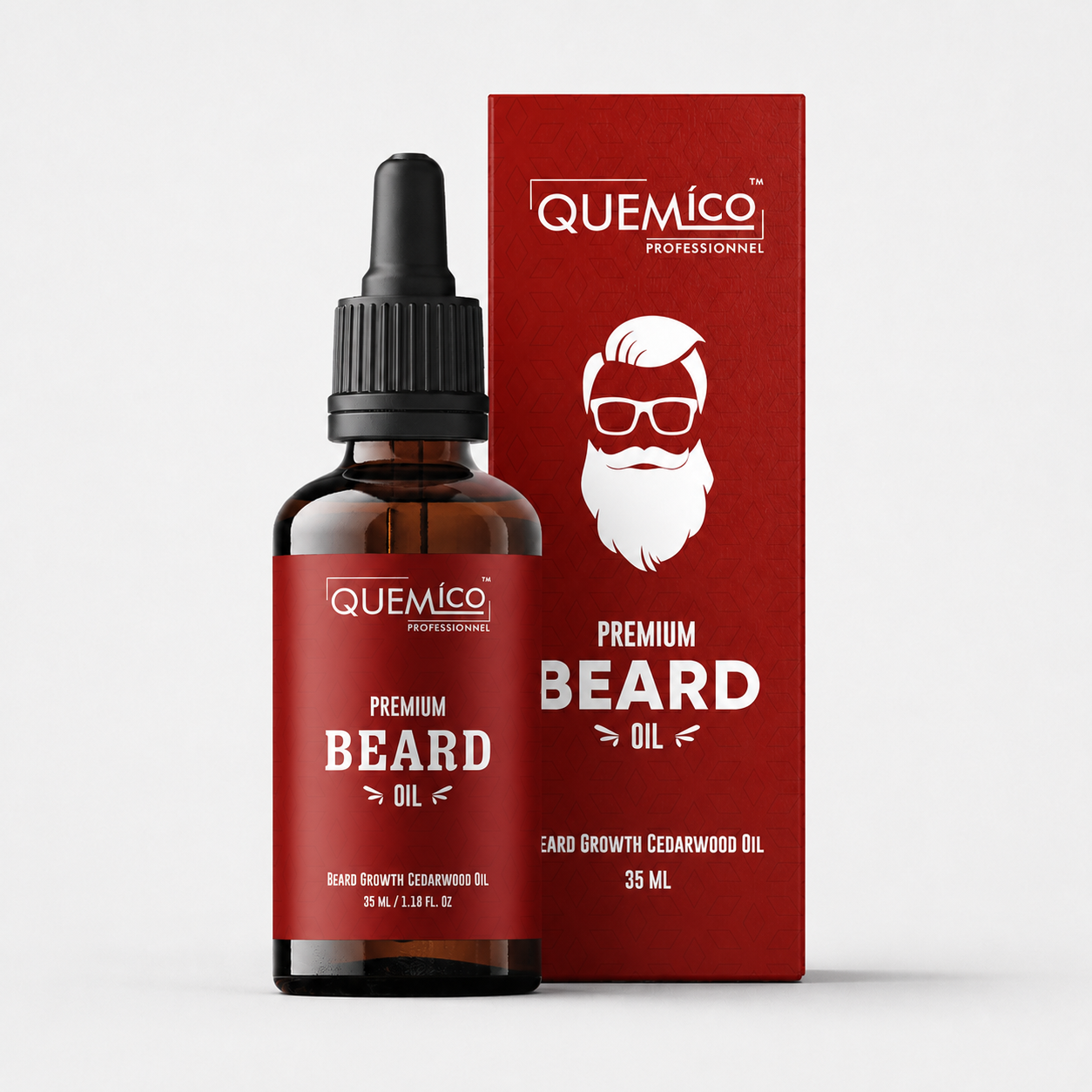 Beard Growth Oil with Cedarwood oil & 5 Essential Oils, 35ml