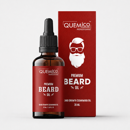 Beard Growth Oil with Cedarwood oil & 5 Essential Oils, 35ml