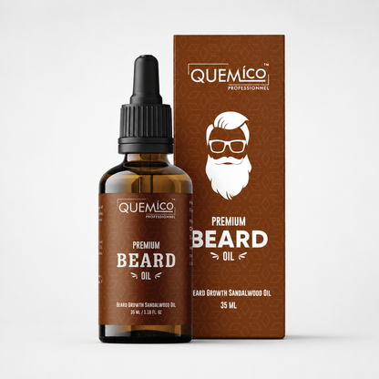 Beard Growth Oil with Sandalwood oil & 5 Essential Oils, 35ml