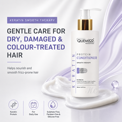 Sulphate Free Keratin Shampoo & Conditioner Set, 450ml