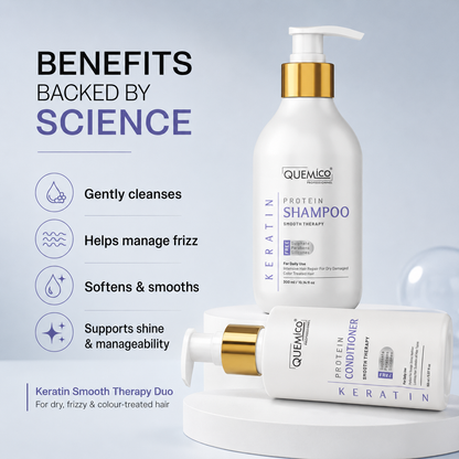 Sulphate Free Keratin Shampoo & Conditioner Set, 450ml