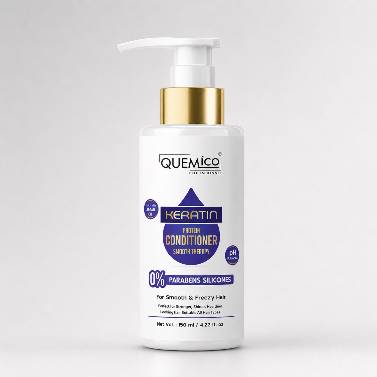 Keratin Protein Smooth Conditioner with Argan Oil, 150ml