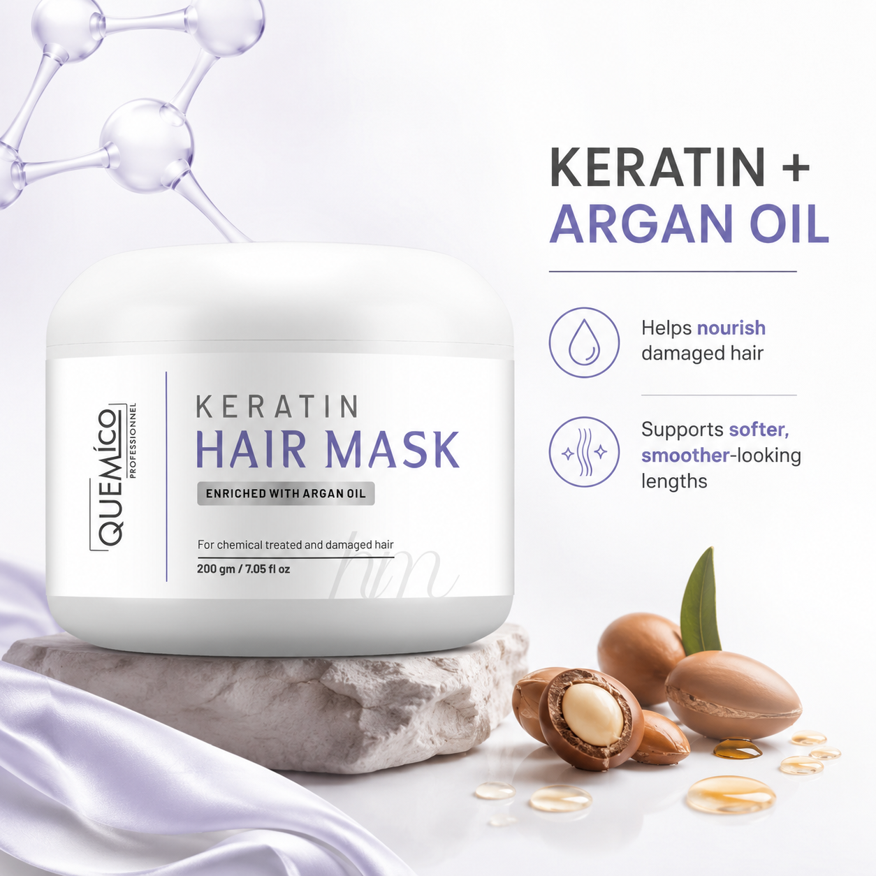 Keratin Repair Hair Mask, 200g