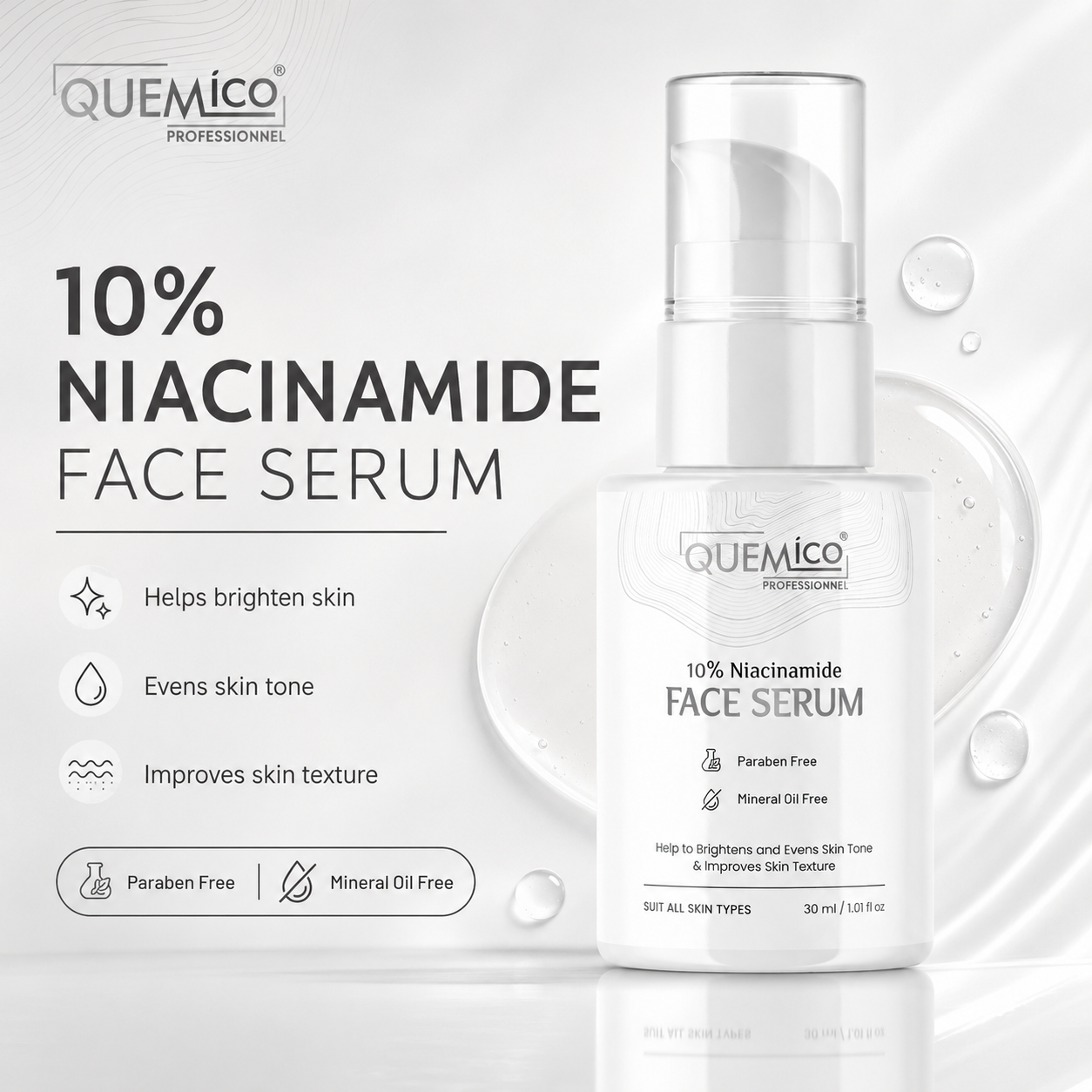 10% Niacinamide Face Serum, 30ml