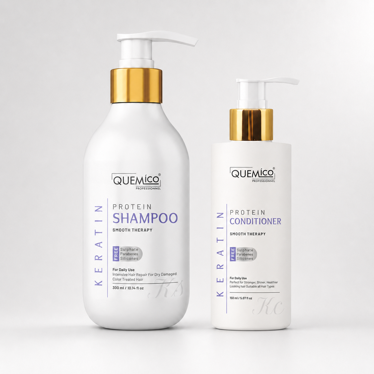 Sulphate Free Keratin Shampoo & Conditioner Set, 450ml