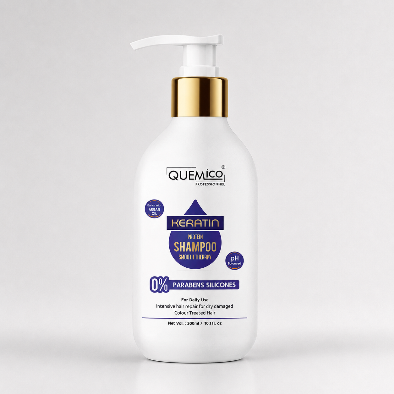 Keratin Protein Smooth Hair Shampoo, 300ml