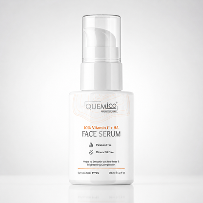 10% Vitamin C Face Serum with Hyaluronic Acid, 30ml